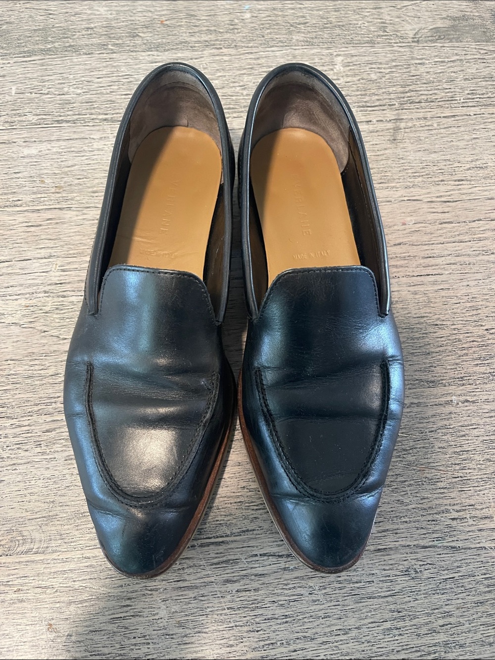 Everlane Black Loafers Size 8